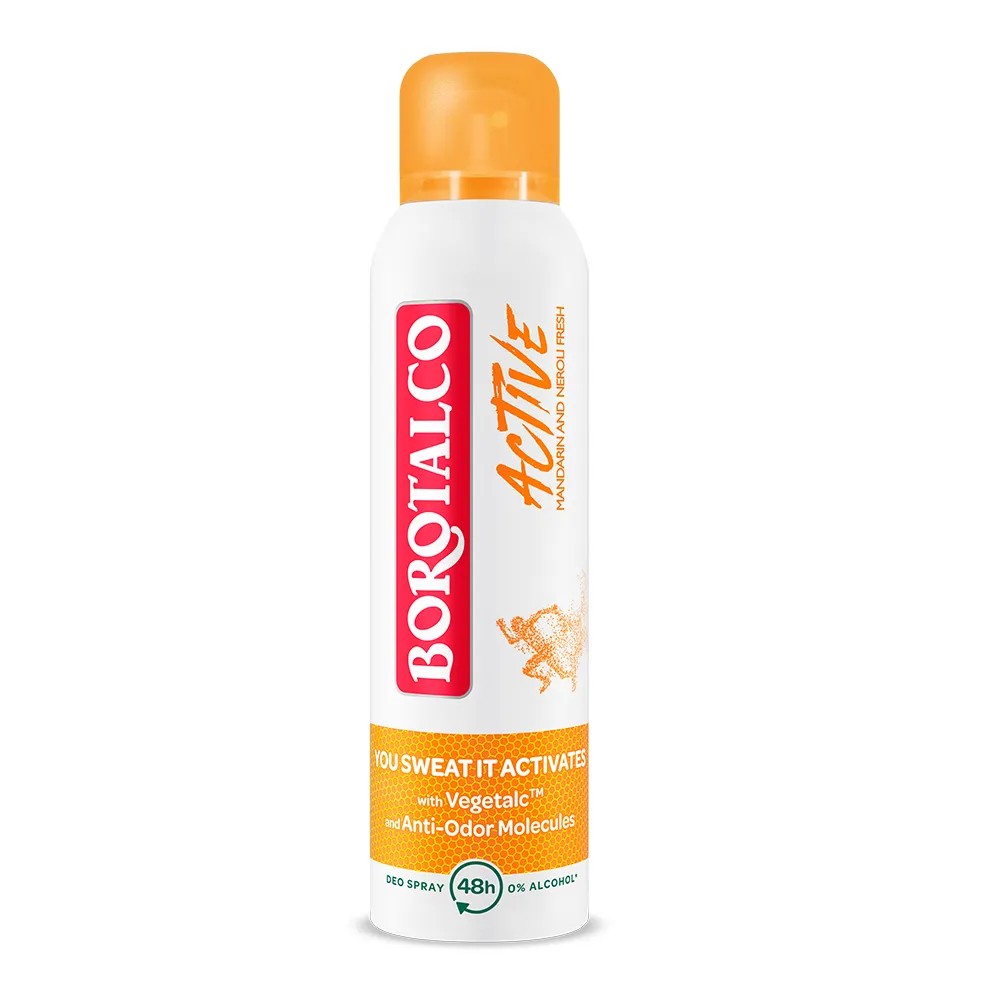 Deodorant Spray Active Mandarine si Neroli, 150ml, Borotalco