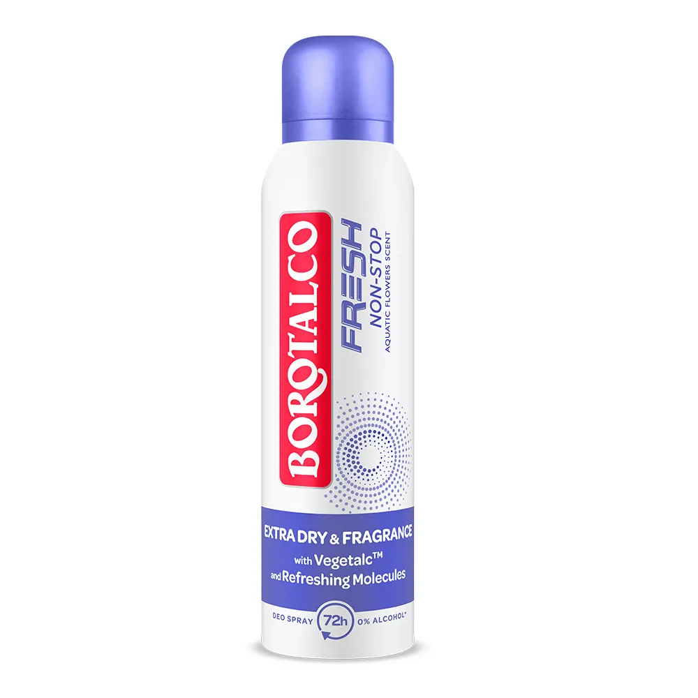 Deodorant Spray Fresh Non Stop, 150ml, Borotalco