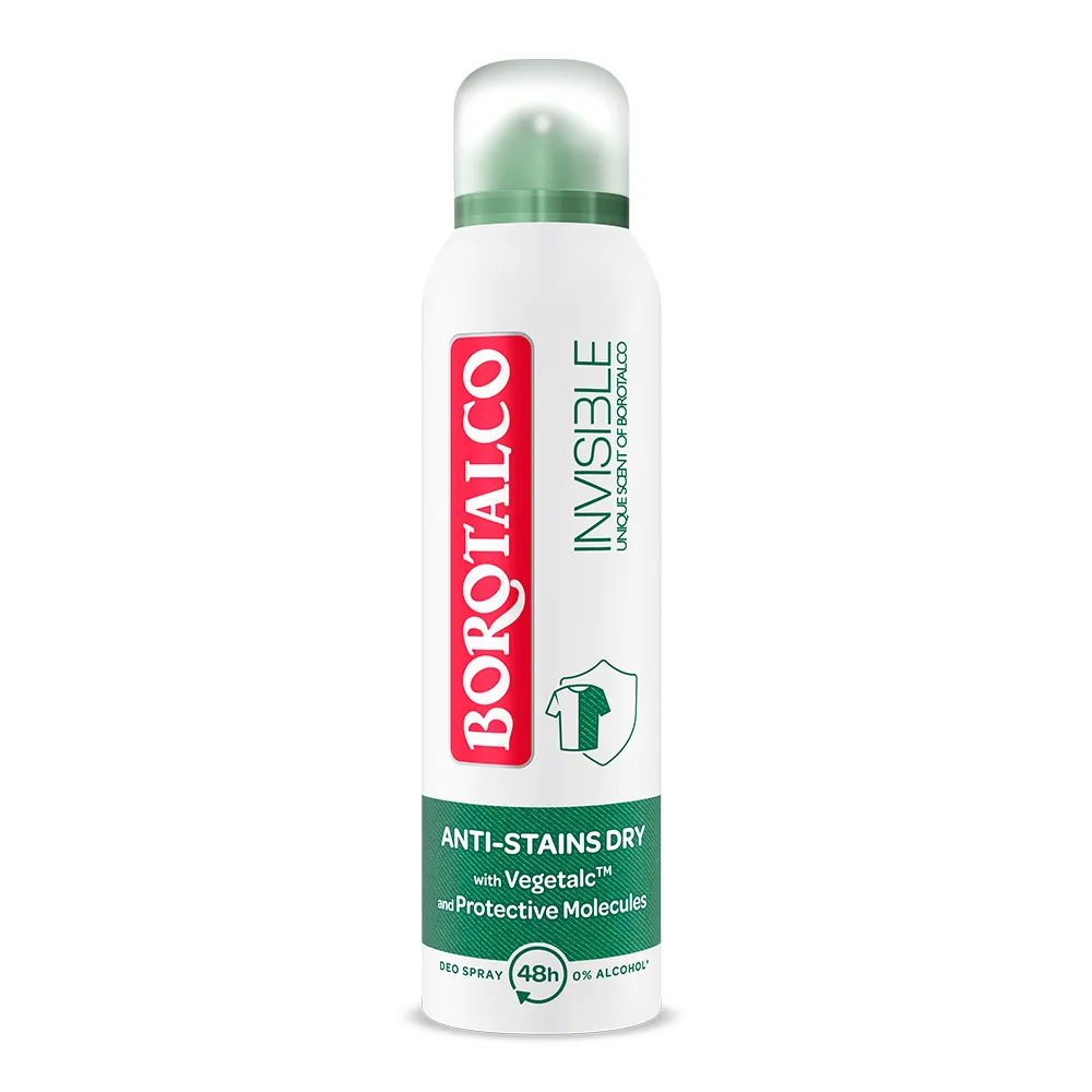 Deodorant Spray Invisible Original, 150ml, Borotalco