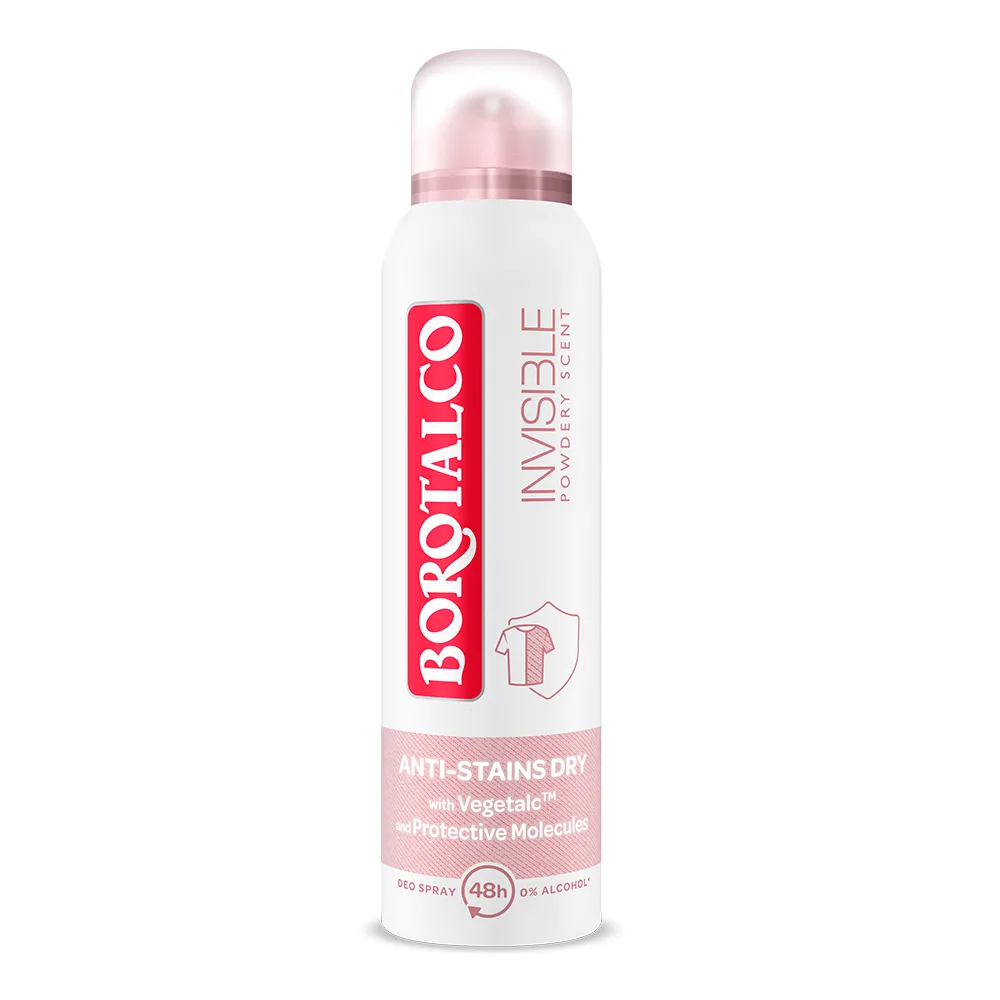 Deodorant Spray Pink Invisible, 150ml, Borotalco