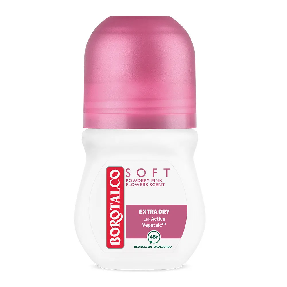 Deodorant Roll-On Pink Soft, 50ml, Borotalco