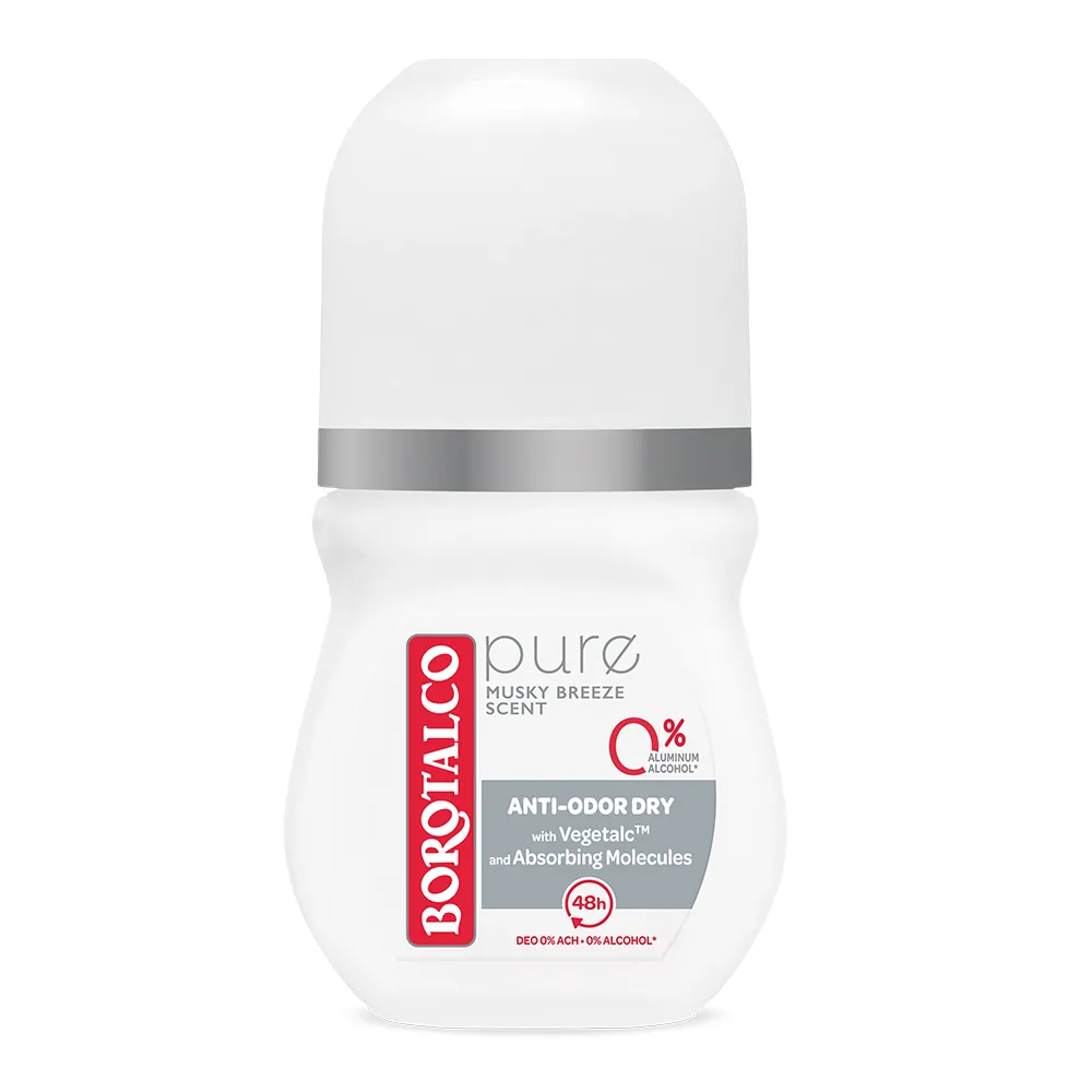 Deodorant Roll-On Pure Musk, 50ml, Borotalco