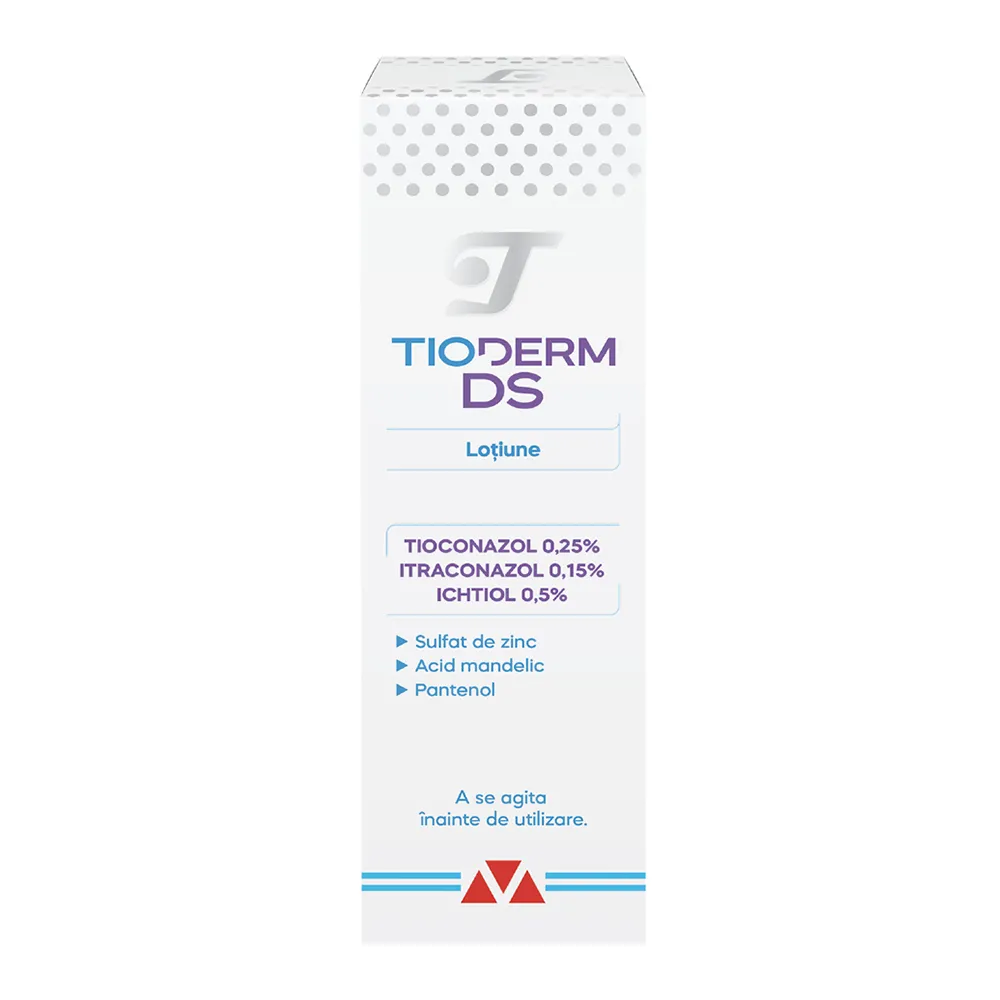 Lotiune intensiva pentru dermatita seboreica Tioderm DS, 50 ml, Braderm