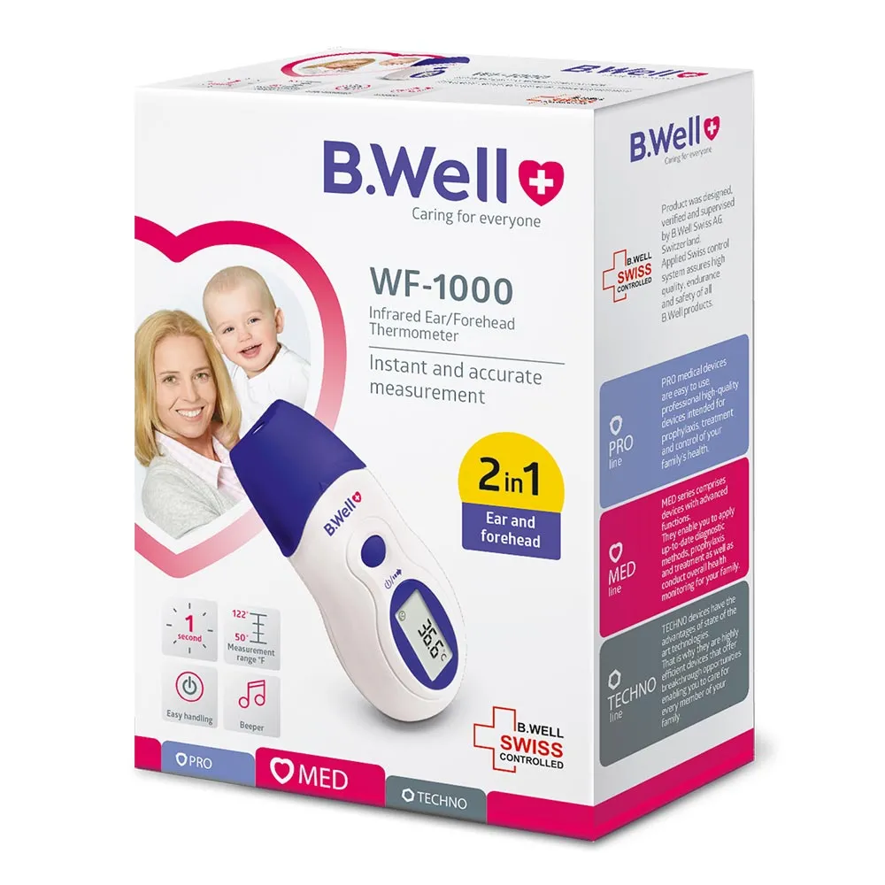 Termometru cu Infrarosu 2 in 1 WF-1000, B.Well