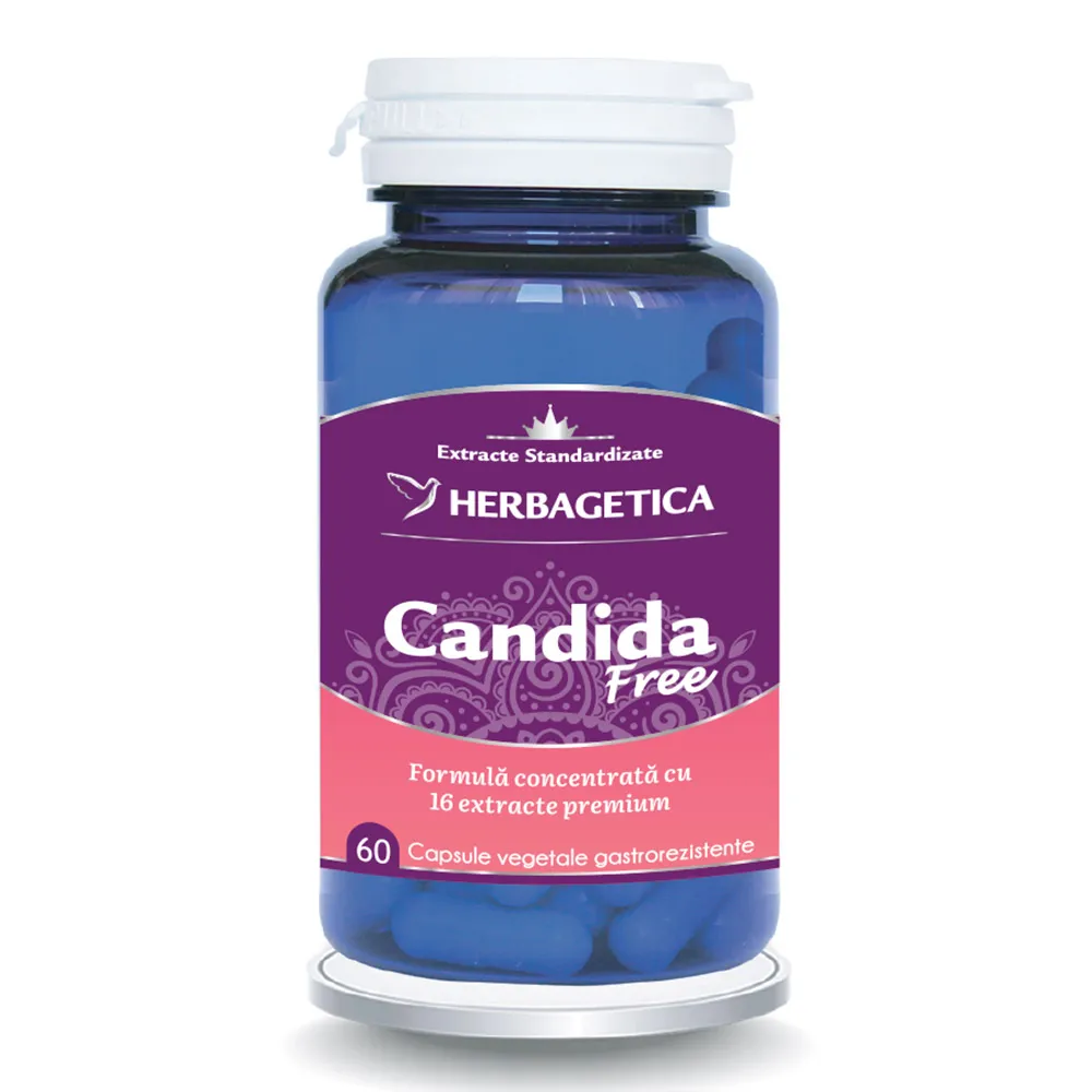 Candida Free, 60 capsule, Herbagetica