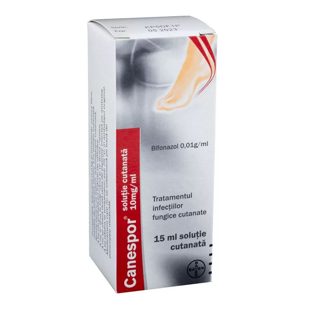 Canespor solutie, 10mg/ml, 15 ml, Bayer