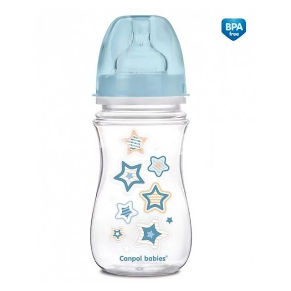 Biberon Anticolici Gat Larg 3 luni+, 35/217, 240 ml, Canpol