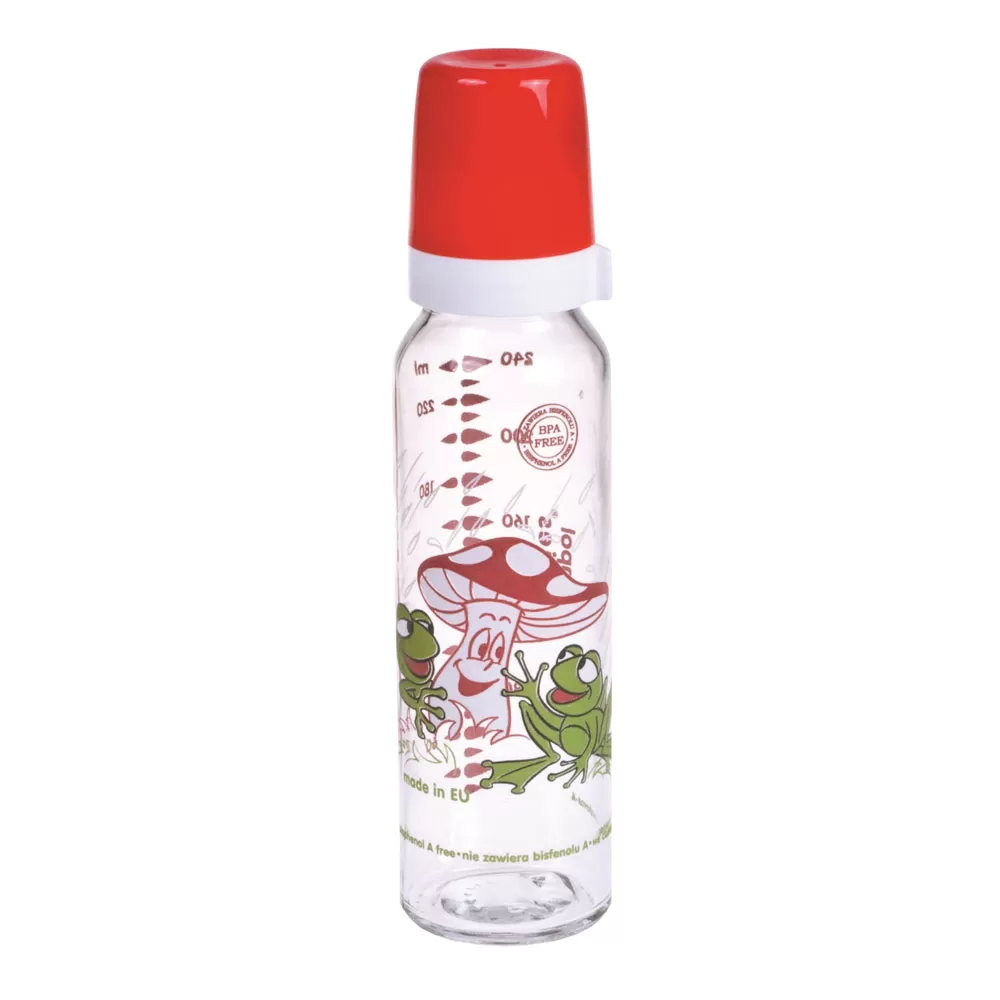 Biberon din sticla Basic, 240ml, Canpol babies