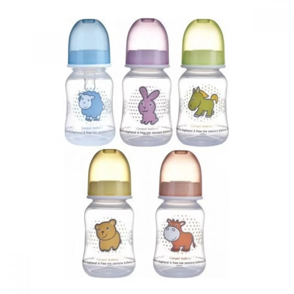 Biberon cu gat ingust PP Africa, 120ml, Canpol Babies