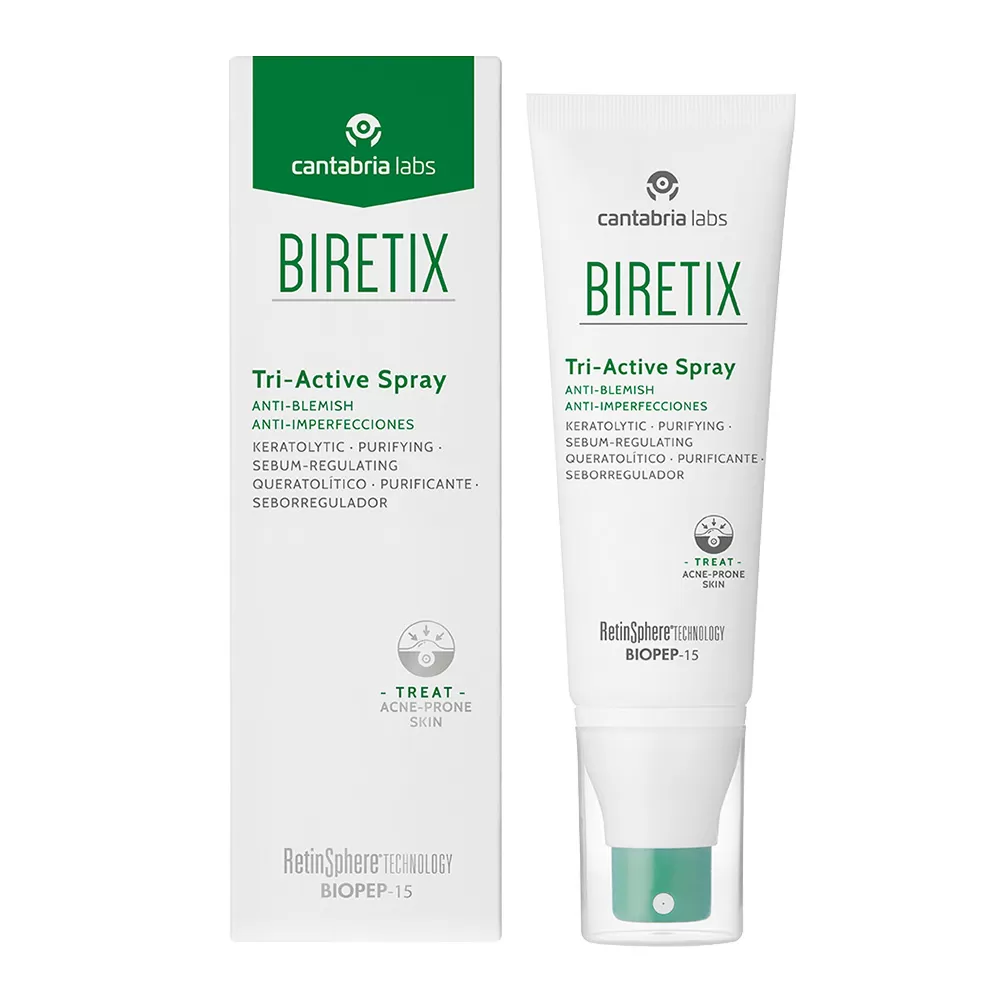 Cantabria Labs Biretix Tri-Active Spray pentru Piele cu Tendinta Acneica x 100 ml