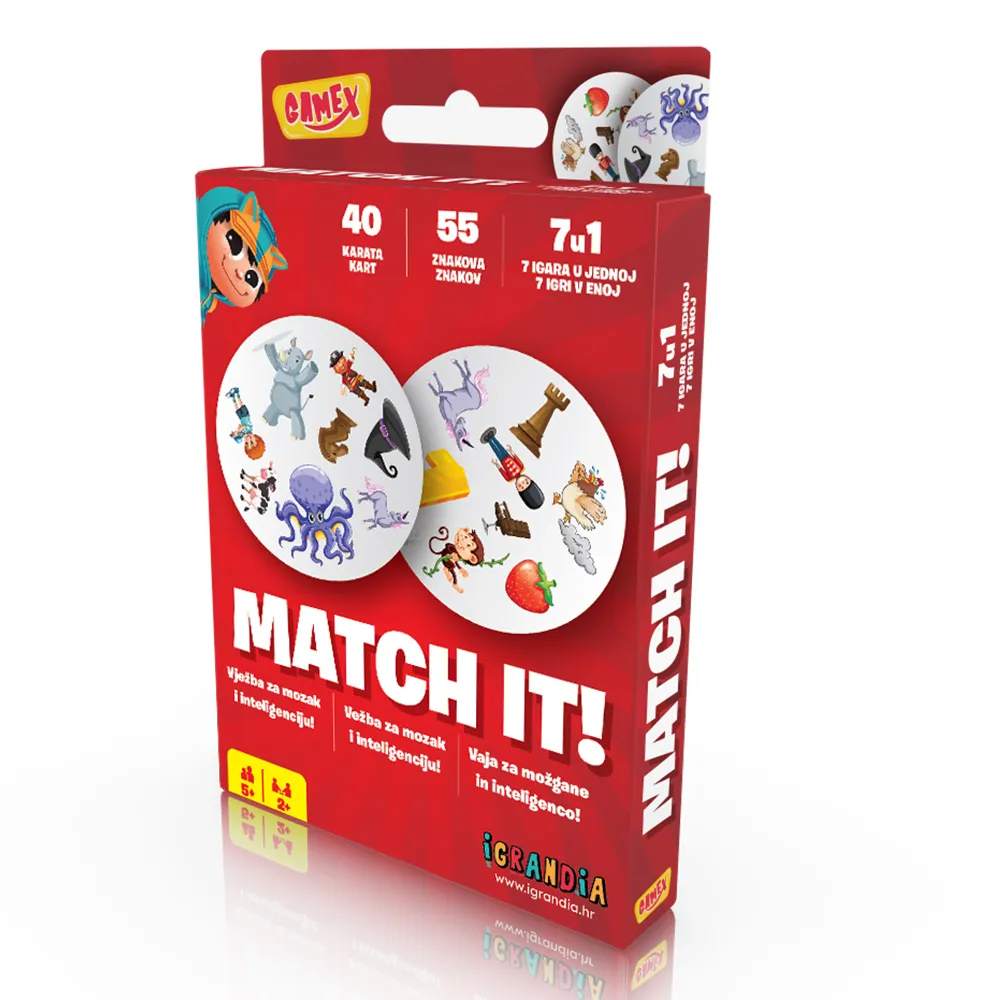 Carti de Joc Match It +5 ani - Gamex