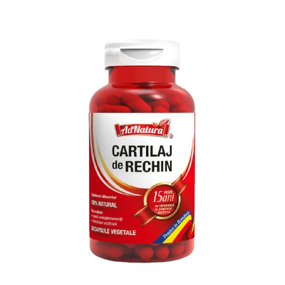 Cartilaj de Rechin, 30 capsule, AdNatura