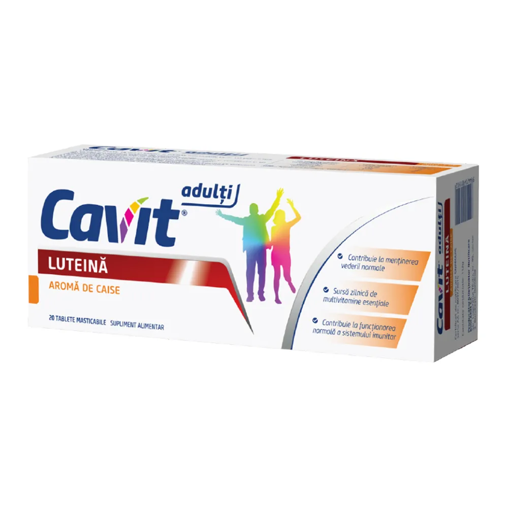 Cavit multivitamine cu luteina, 20 tablete, Biofarm