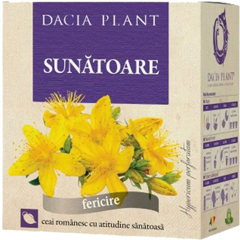 Ceai de sunatoare, 50g, Dacia Plant