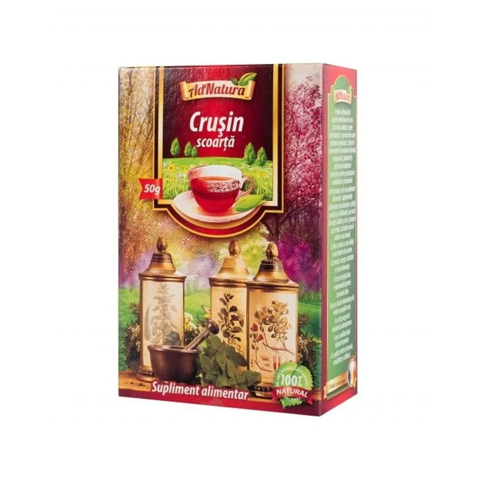 Ceai din scoarta de crusin, 50g, AdNatura