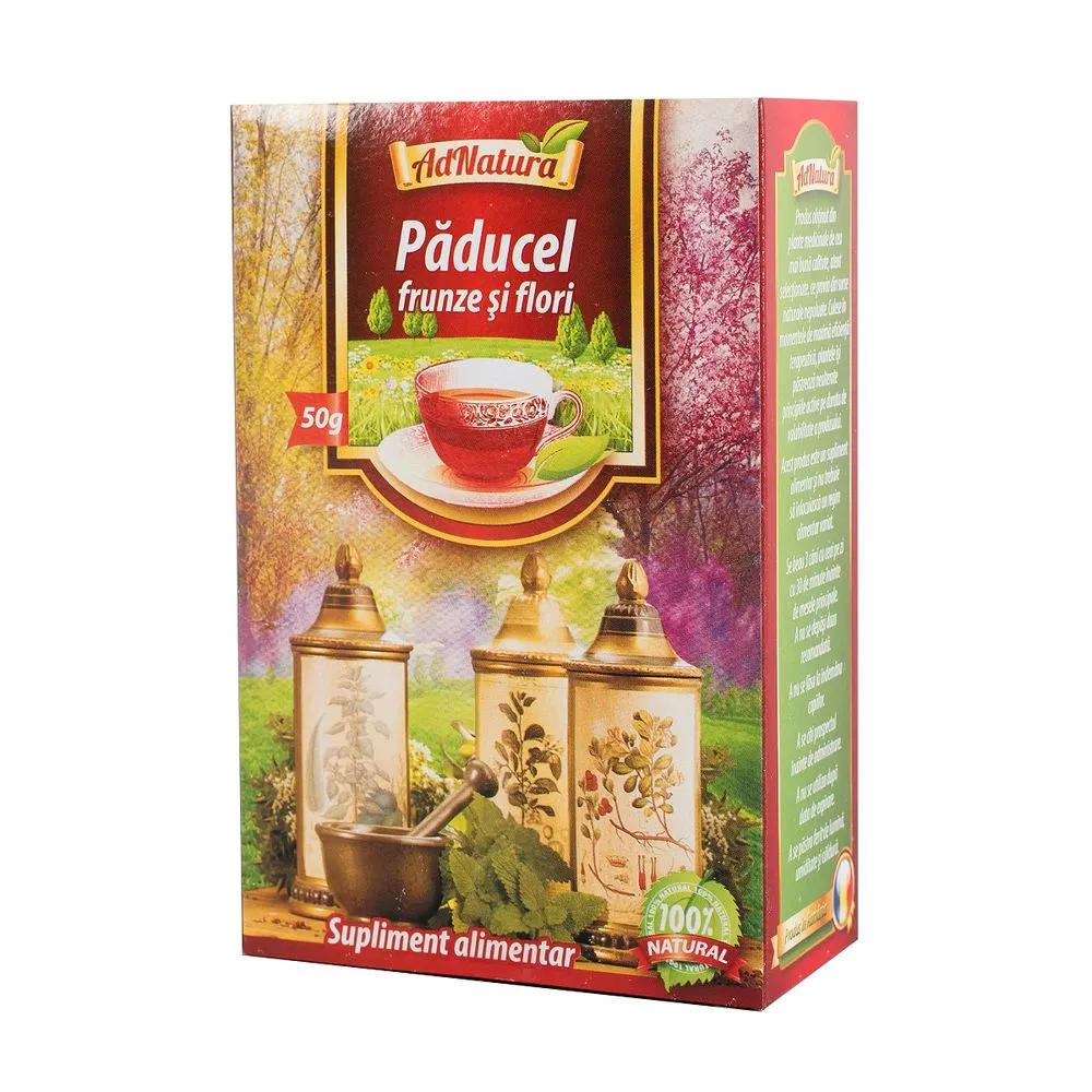 Ceai Paducel Frunze si Flori -vrac x 50g - Adnatura