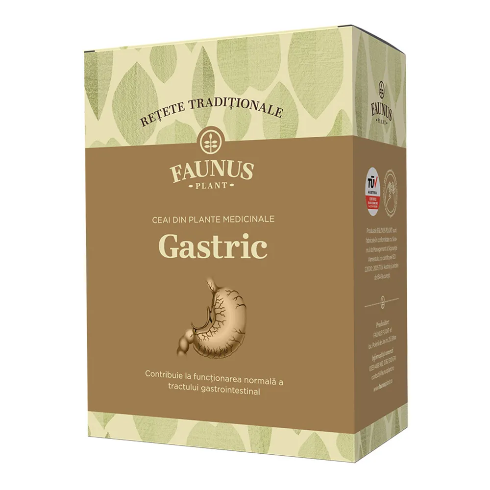 Ceai Retete Traditionale Gastric, 180g, Faunus Plant