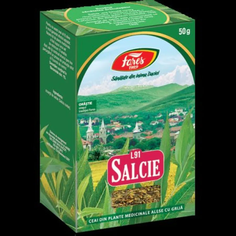 Ceai Salcie scoarta, L91, 50 g, Fares