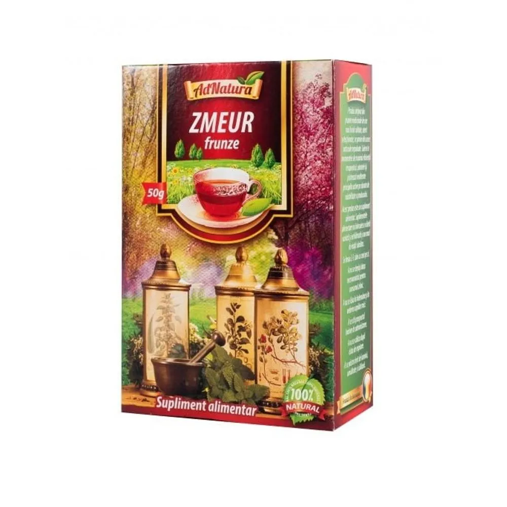 Ceai Zmeur Frunze -vrac x 50g - AdNatura