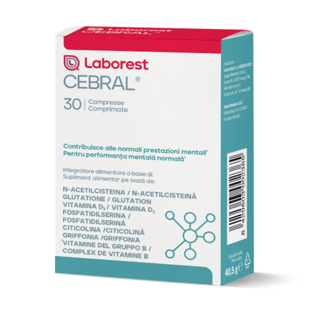 Cebral, 30 comprimate, Laborest Italia