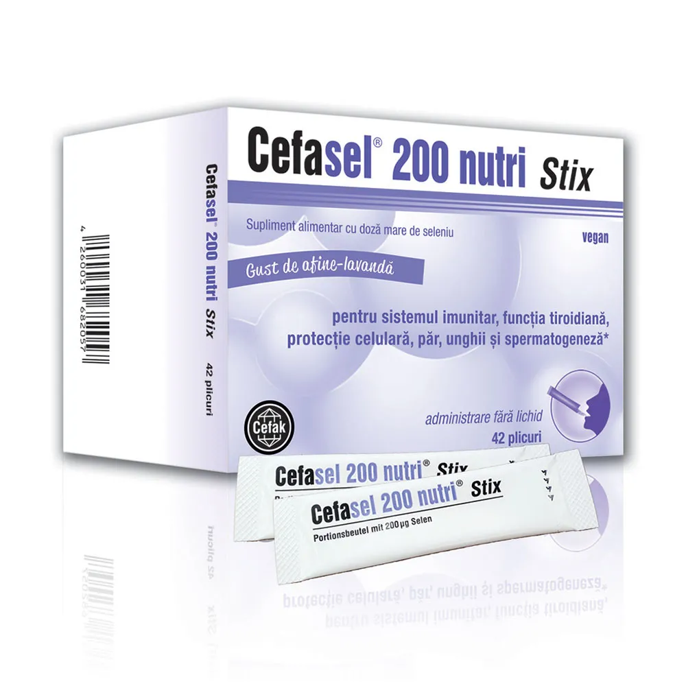 Cefasel 200 Nutri Stix, 42 plicuri