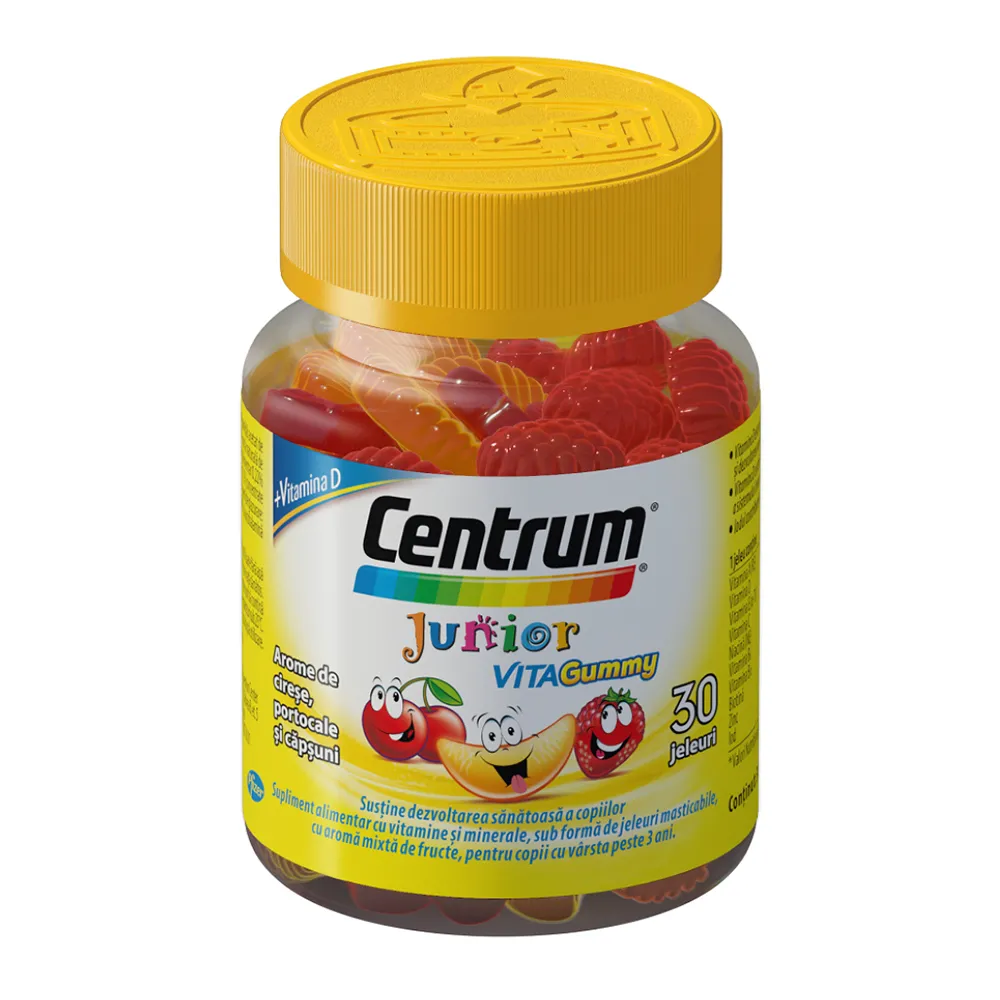 Kids VitaGummies Multifruit, 30 jeleuri, Centrum