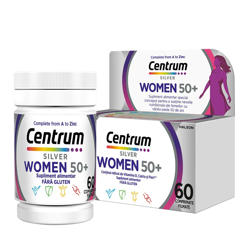 Centrum Silver 50+ pentru femei, 30 comprimate, Haleon