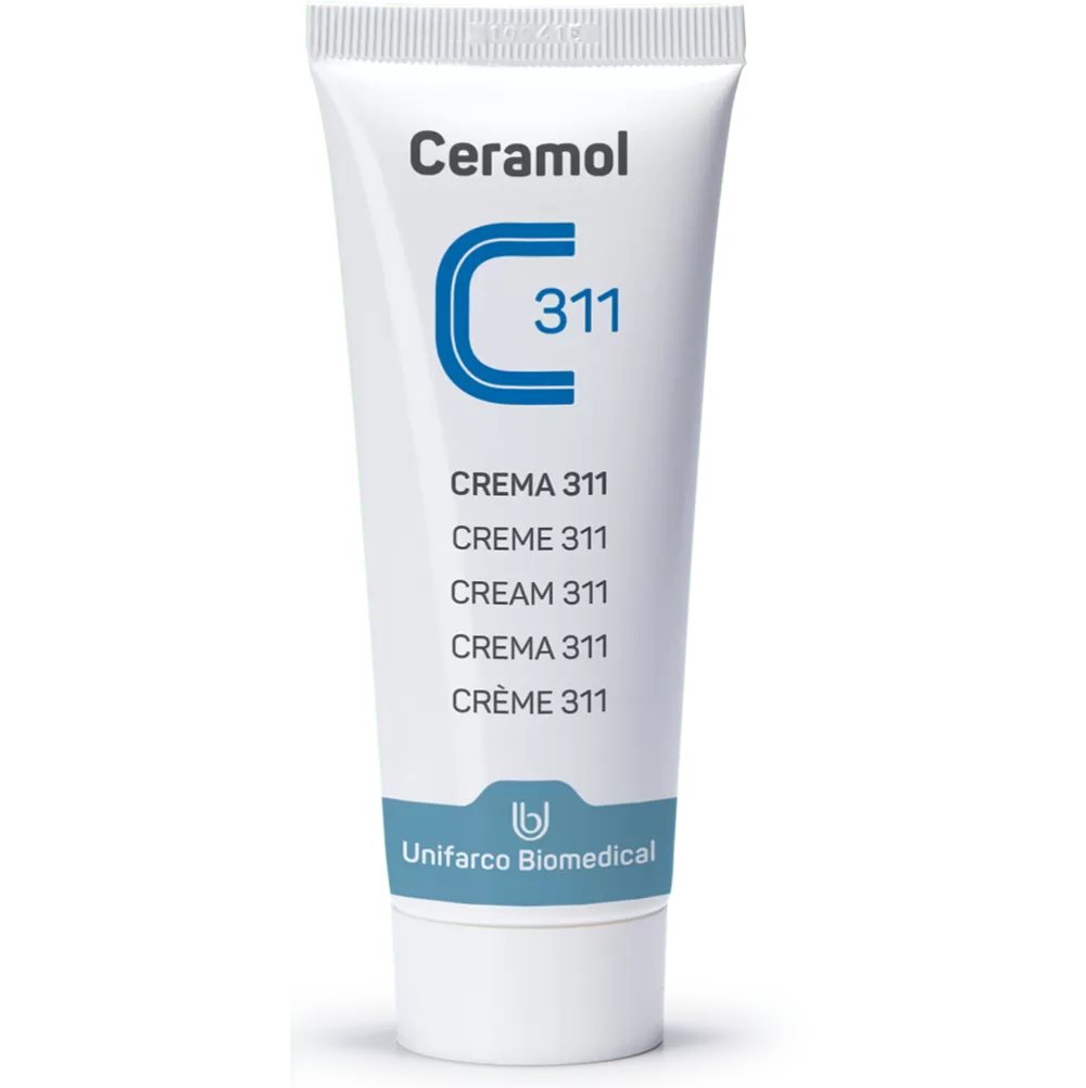 Crema tratament uscaciune, deshidratare si dermatite, 75 ml, Ceramol
