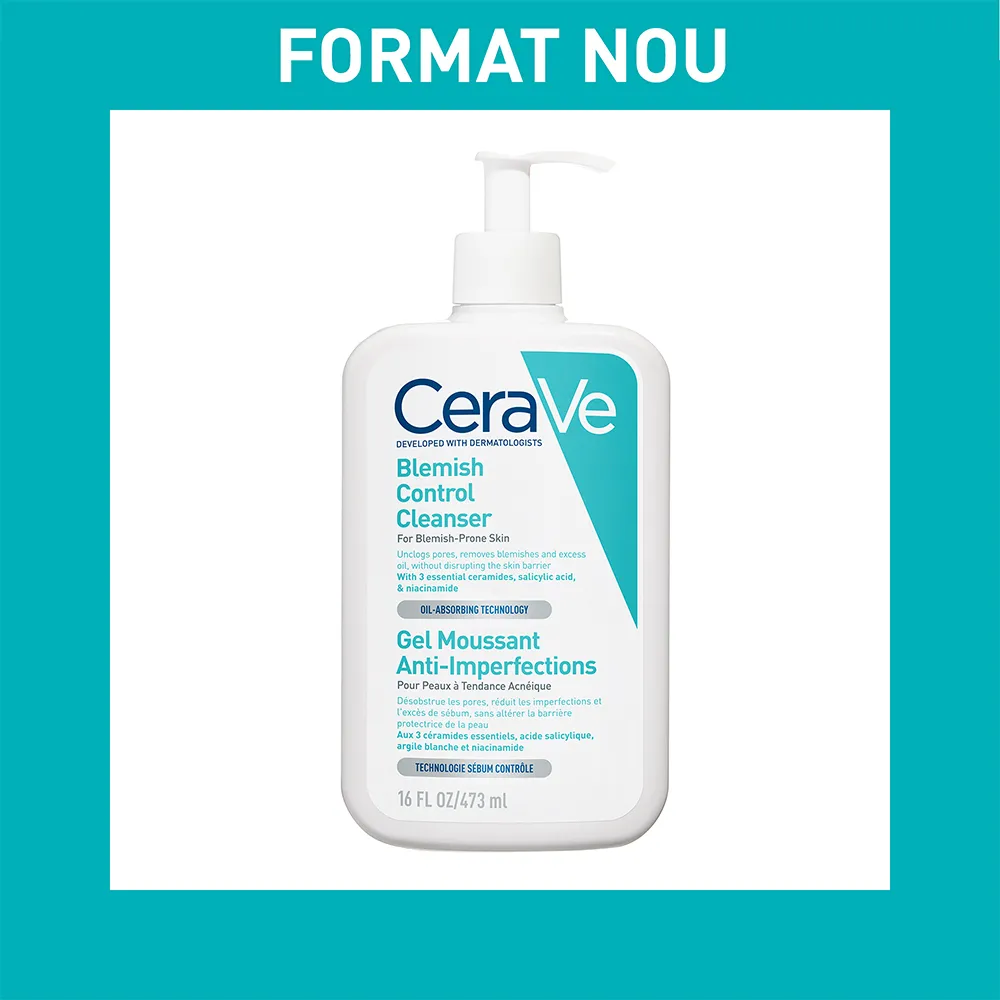 Gel de Curatare Spumant Anti-Imperfectiuni Control, 473ml, Cerave