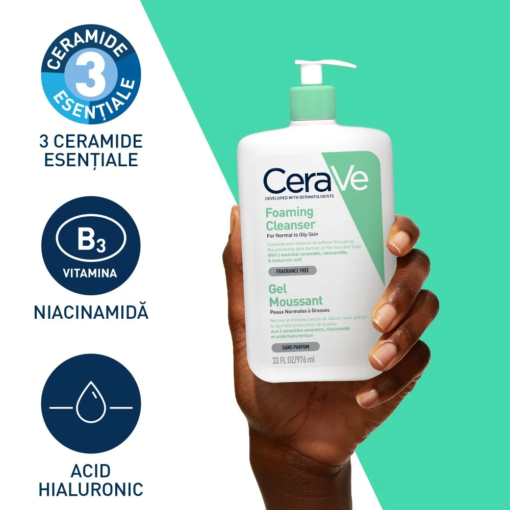 Gel de Curatare Spumant PNM, 976ml, Cerave