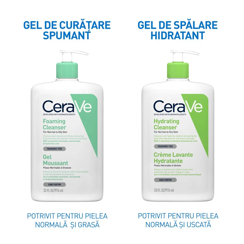 Gel de Curatare Spumant PNM, 976ml, Cerave