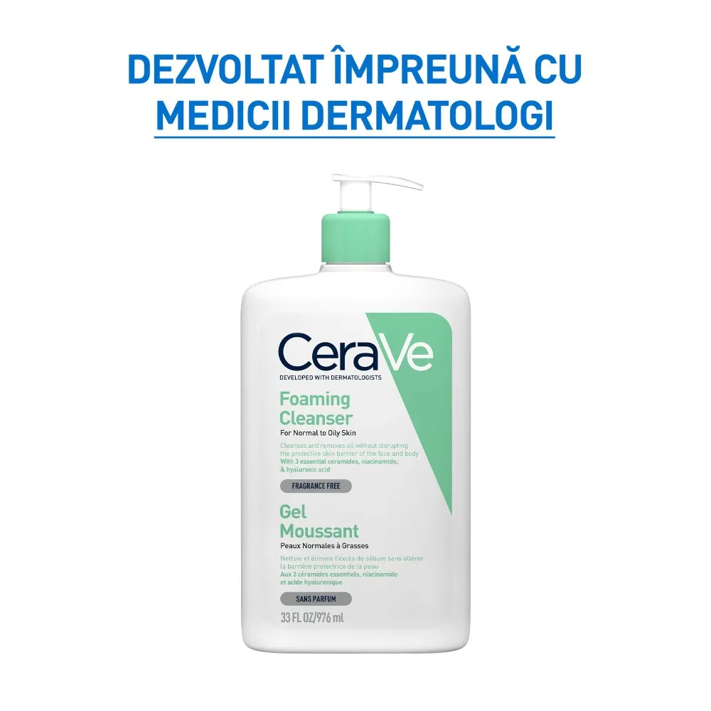 Gel de Curatare Spumant PNM, 976ml, Cerave
