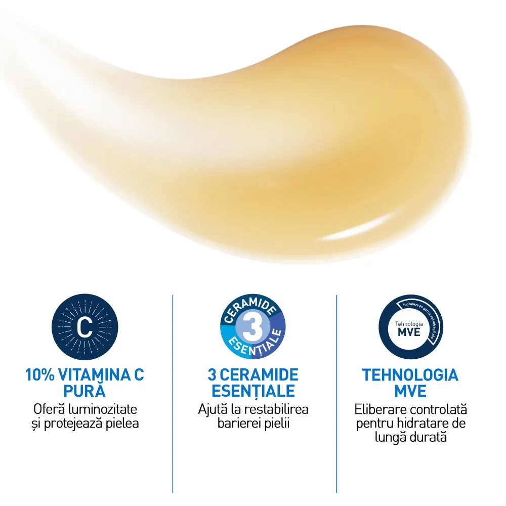 Serum cu Vitamina C 10% Skin Renewing, 30ml, Cerave