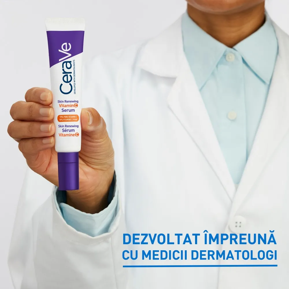 Serum cu Vitamina C 10% Skin Renewing, 30ml, Cerave