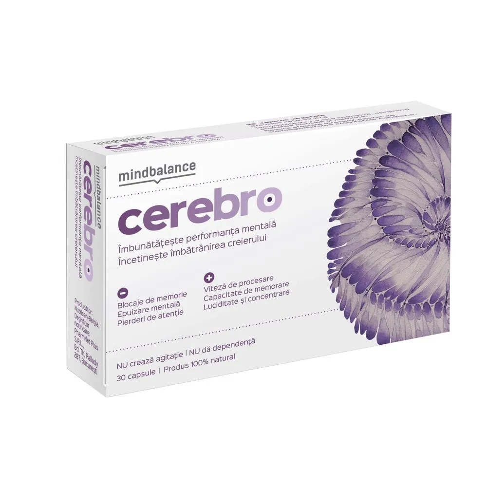 Cerebro Mindbalance, 30 capsule, Pharmnet