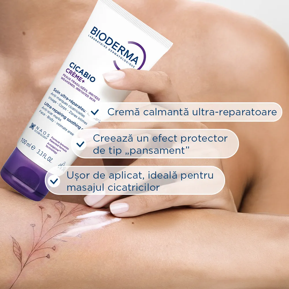 Cicabio Crema+, 100ml, Bioderma