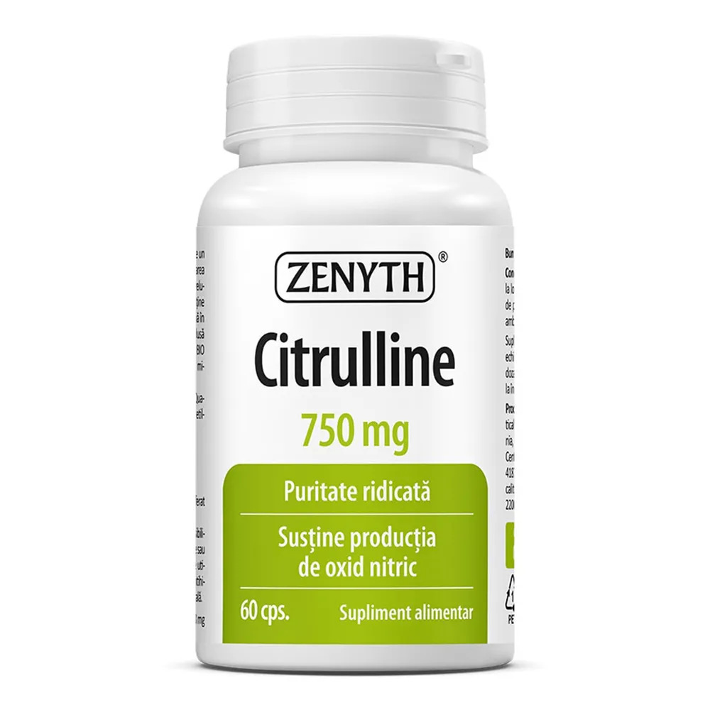 Citrulline 750mg, 60 capsule, Zenyth