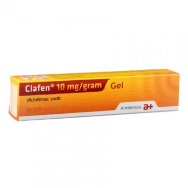 Clafen (diclofenac) 1% -gel x 100 g - Antibiotice