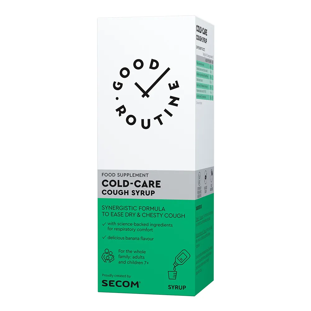 Cold-Care Cough syrup, 150 ml, Good Routine, Secom