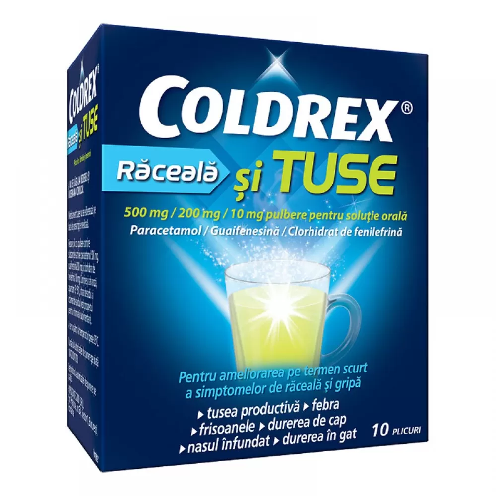 Coldrex Raceala si Tuse - plicuri x 10