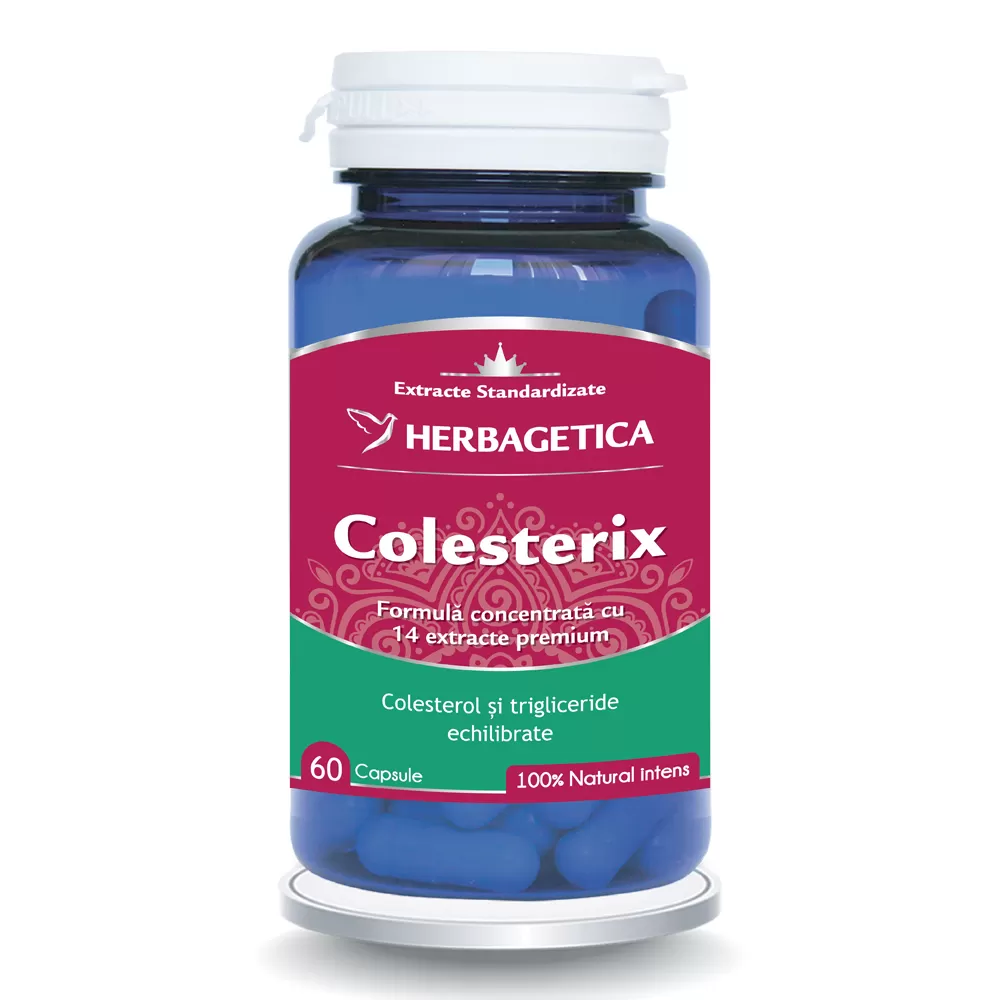 Colesterix, 60 capsule, Herbagetica