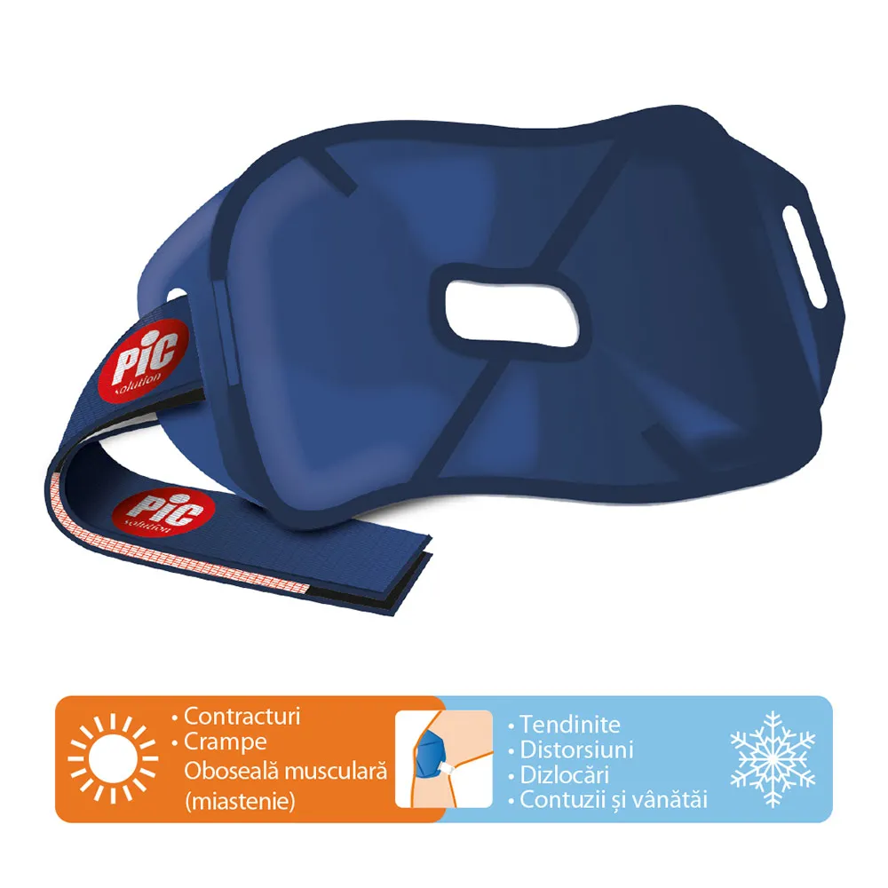 Compresa Reutilizabila Thermogel pentru Genunchi 17cm x 30cm, Pic Solution