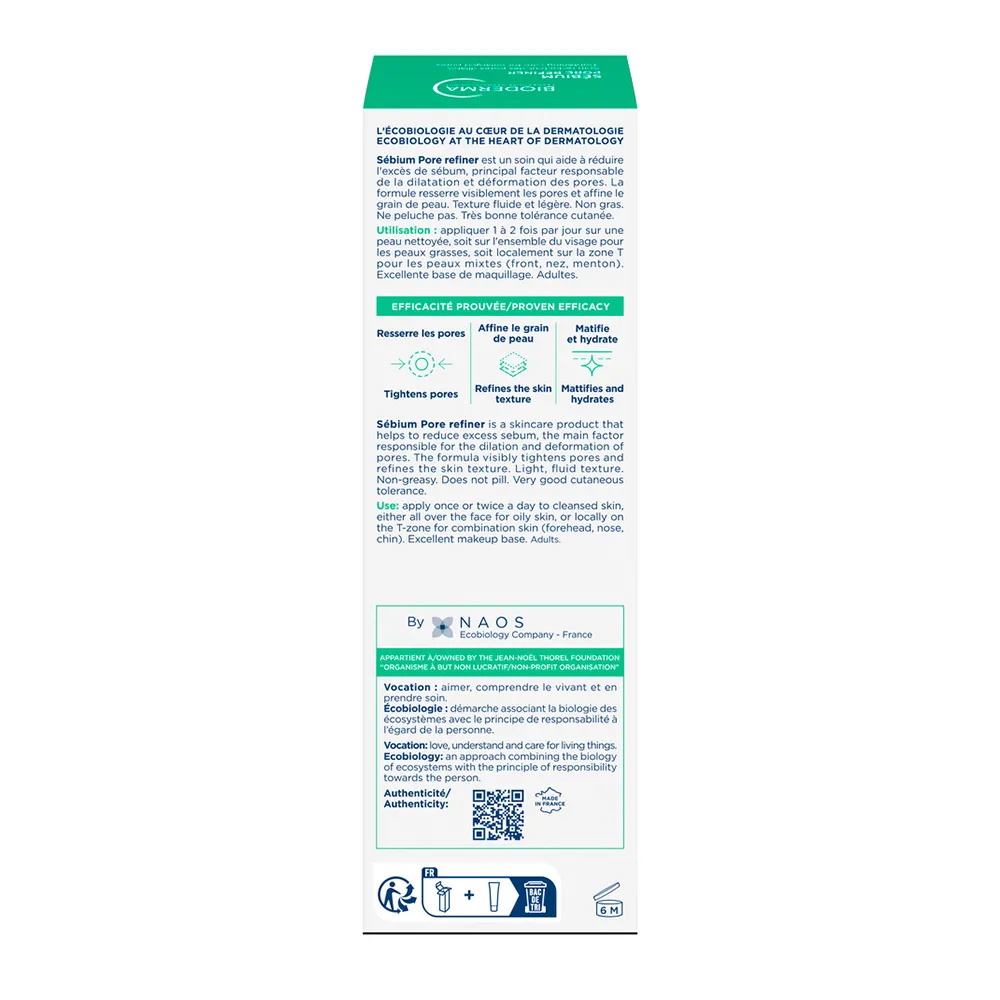 Concentrat corector pentru pori dilatati Sebium Pore Refiner, 30ml, Bioderma