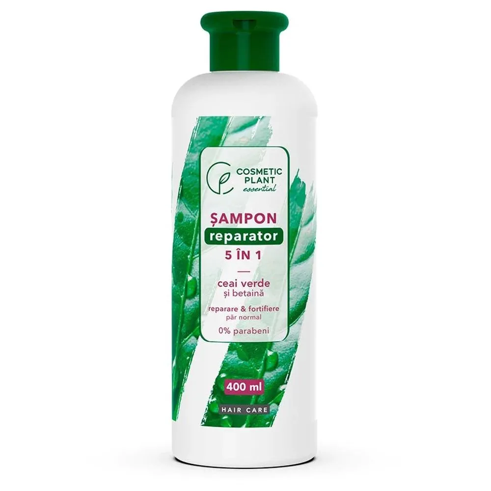 Cosmetic Plant Sampon Reparator 5 in 1 cu Ceai Verde si Betaina x 400 ml