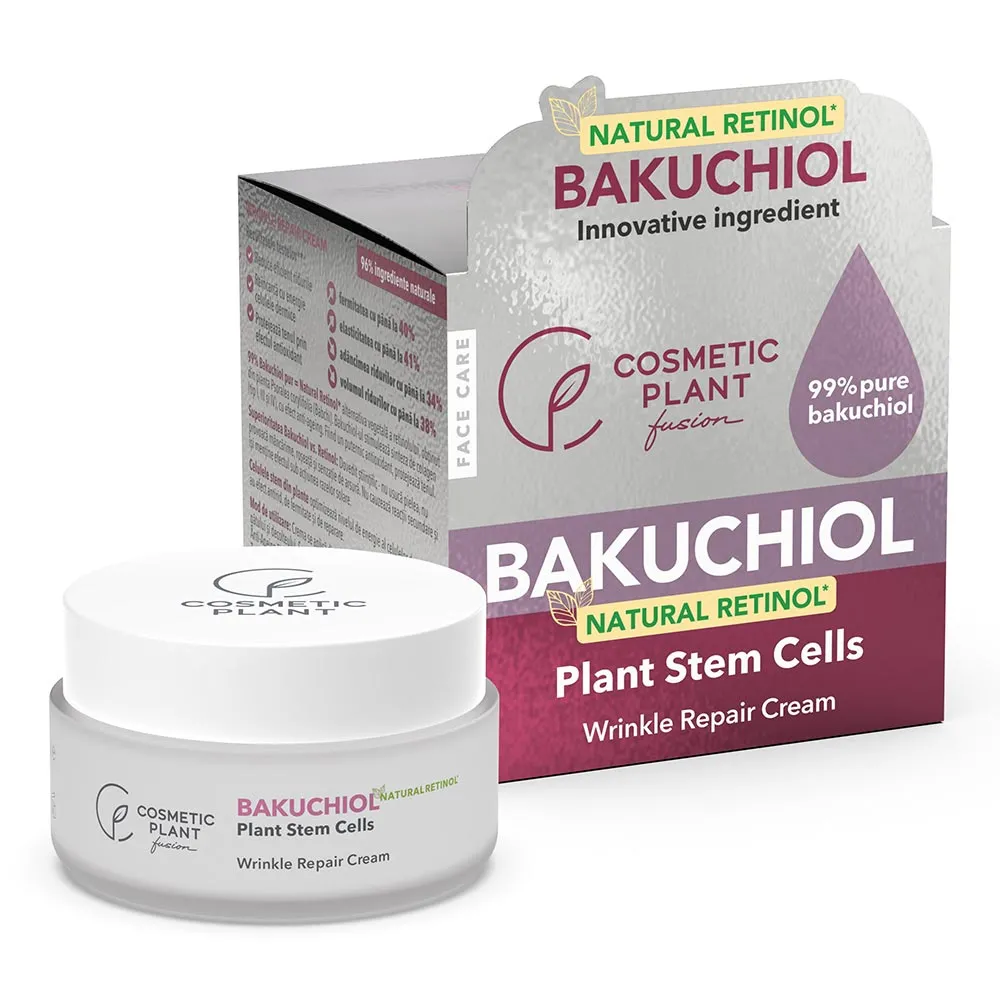 Crema reparatoare antirid Wrinkle Repair Bakuchiol, 50 ml, Cosmetic Plant