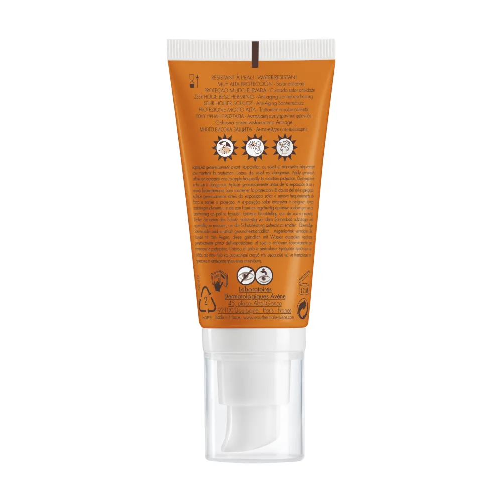 Crema anti-imbatranire pentru protectie solara cu SPF50+, 50 ml, Avene