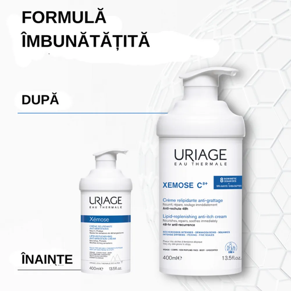 Crema anti-iritanta Xemose, 400 ml, Uriage