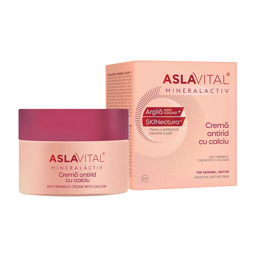 Crema antirid cu calciu, 50ml, AslaVital