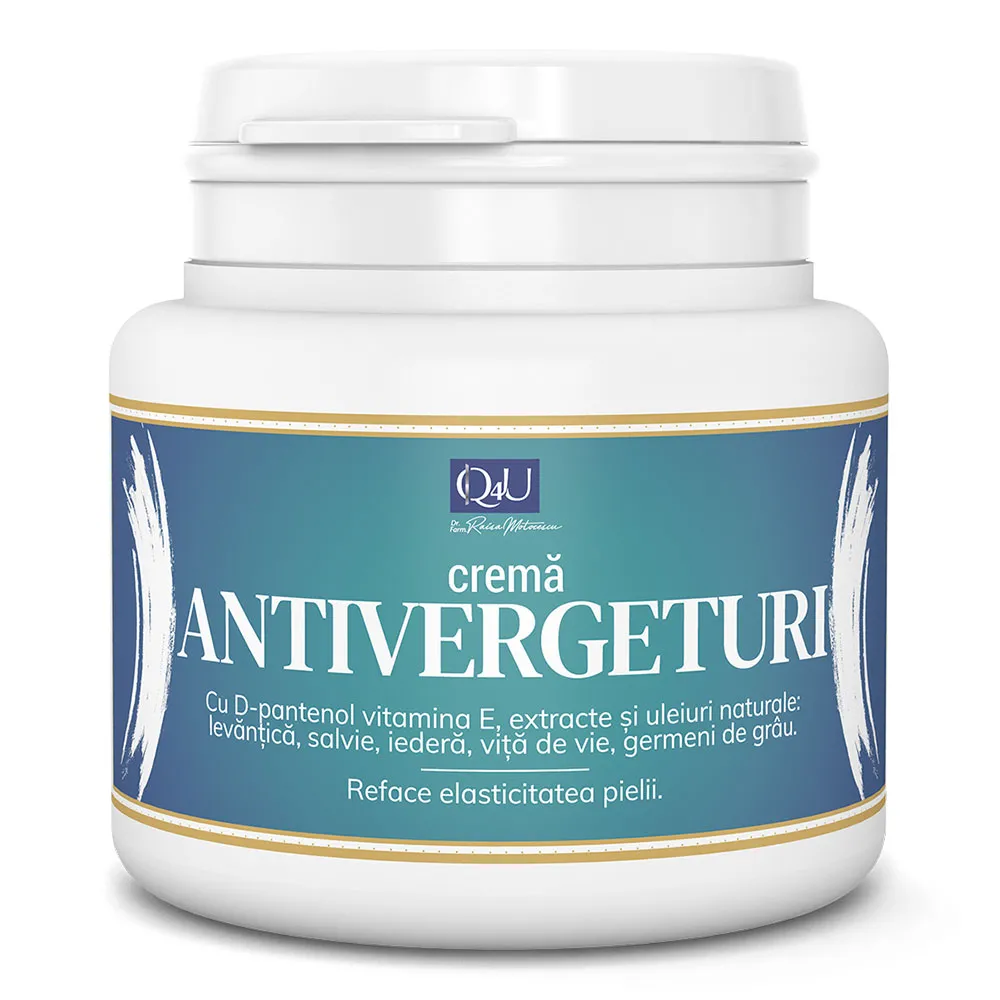 Crema antivergeturi Q4U, 500ml, Tis Farmaceutic