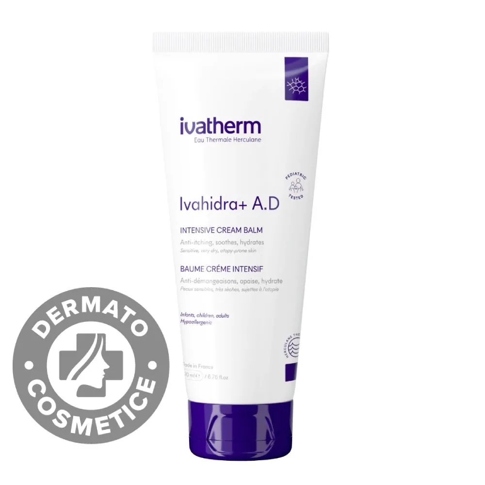Crema balsam intens emolienta Ivahidra+ AD, 200 ml, Ivatherm